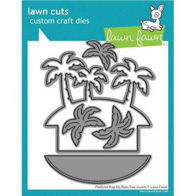 Lawn Fawn Lawn Cuts - Platform Pop-Up Palm Tree Inserts